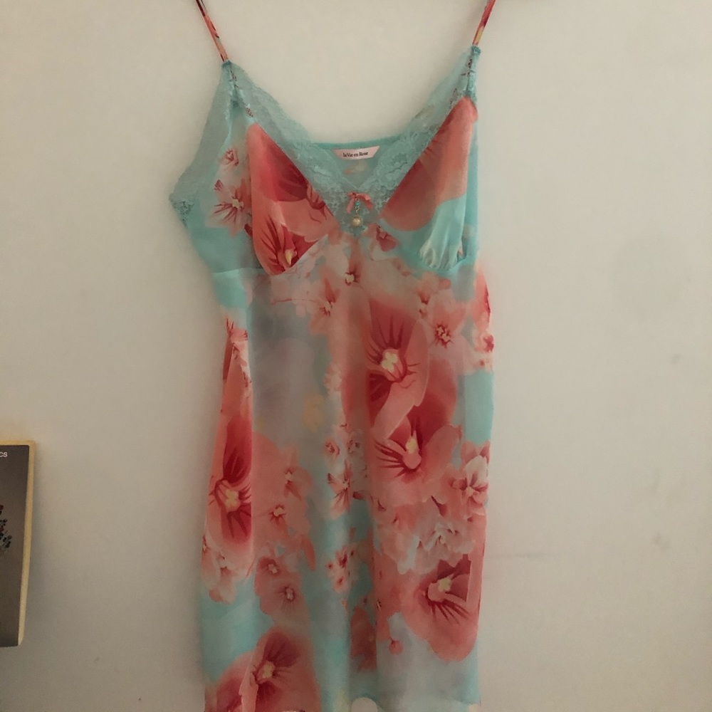 Vintage Slip Dress La Vie En Rose
